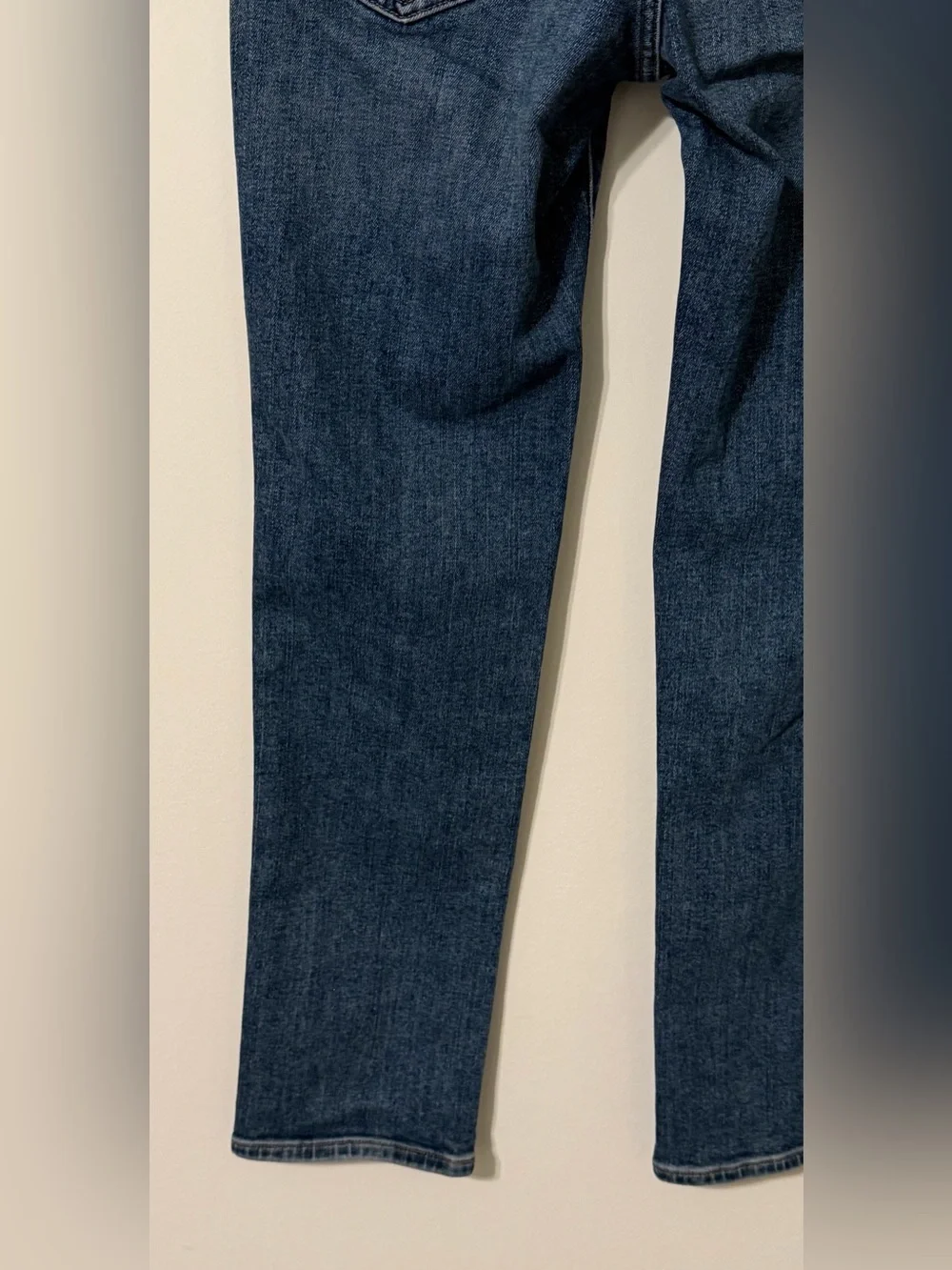 Madewell Mid Rise Stovepipe Jeans Womens 25P Petite Blue Straight Denim